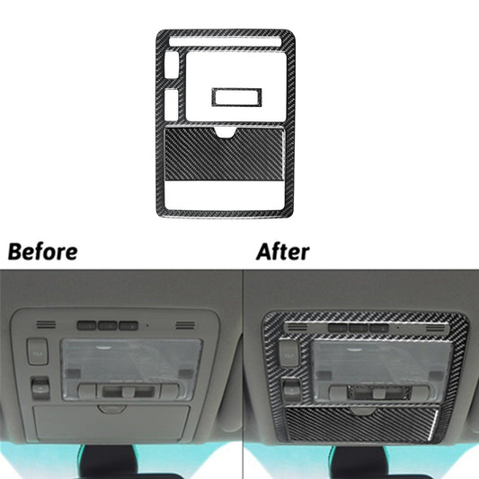 Rear Drain Cup Panel Trim Interior Carbon Fiber Sticker for Audi Q7 2016-2019 v