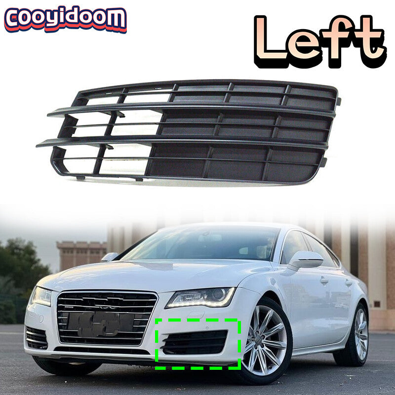 Left Fog Light Grille Cover Trim Right Fog Lamp Grills for Audi A7 2011-2015