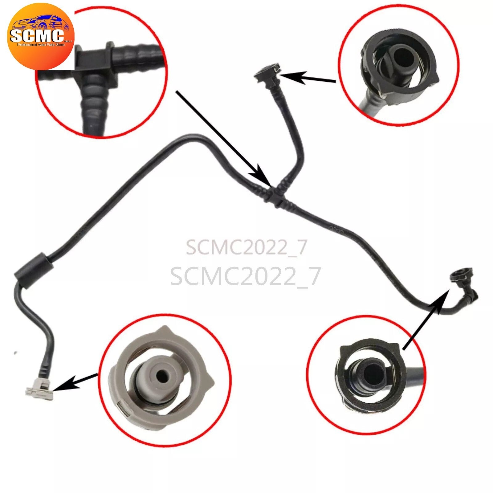 4M0121081AJ Quality Engine Coolant Water Pipe for AUDI Q7 2016-2024 3.0T CREC