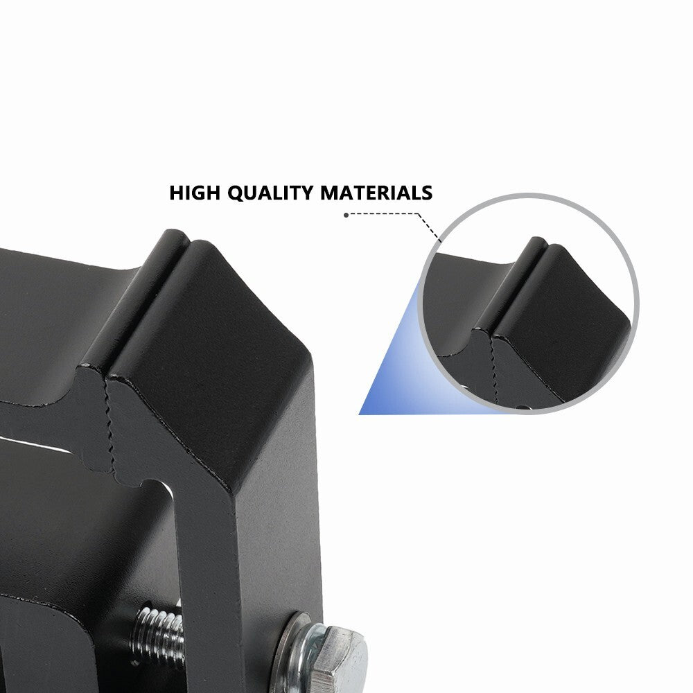 1x Black Aluminum Truck Cap Topper Camper Shell Mounting Clamps Heavy Duty