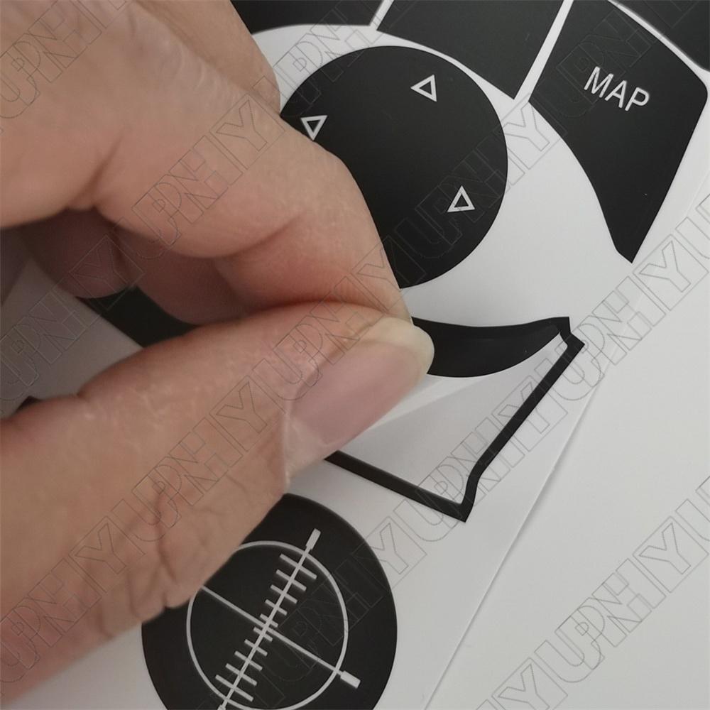 1 Set Button Repair Decal Stickers for BMW 3 Series E90 E92 E93 iDrive 2009-2011