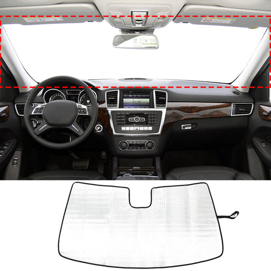 Front windshield sunshade with UV protection, suitable for W166 ML350 ML550 2012-2015- n