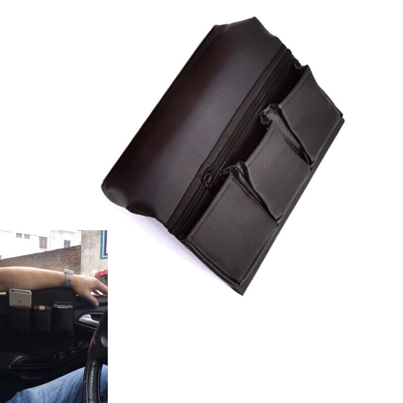 Car window armrest hanging bag storage pocket storage bag phone holder universal - n