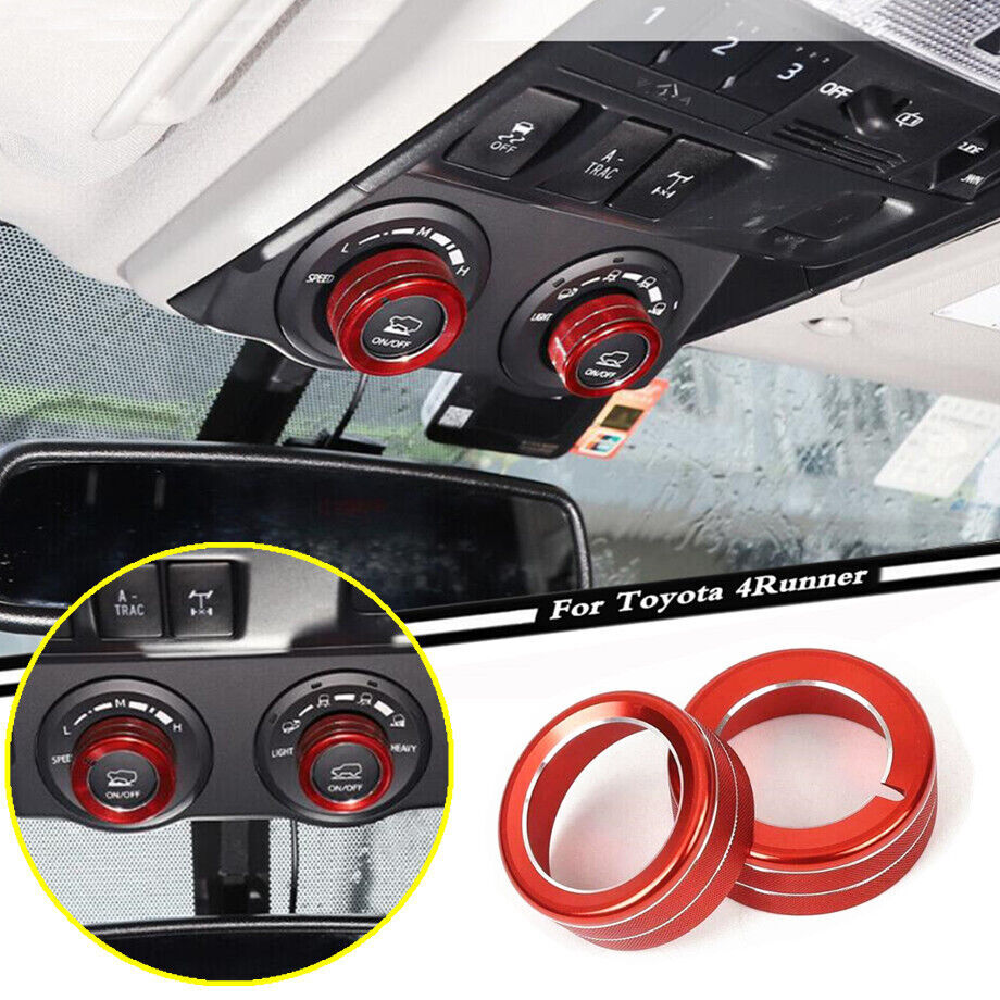 For 4runner TRD Driving Mode Switch Button Trim Button Cover Bezel Aluminum