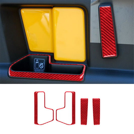 10X Red Carbon Fiber Instrument Dashboard Kit Cover Trim for Acura TSX 2009-2014 v
