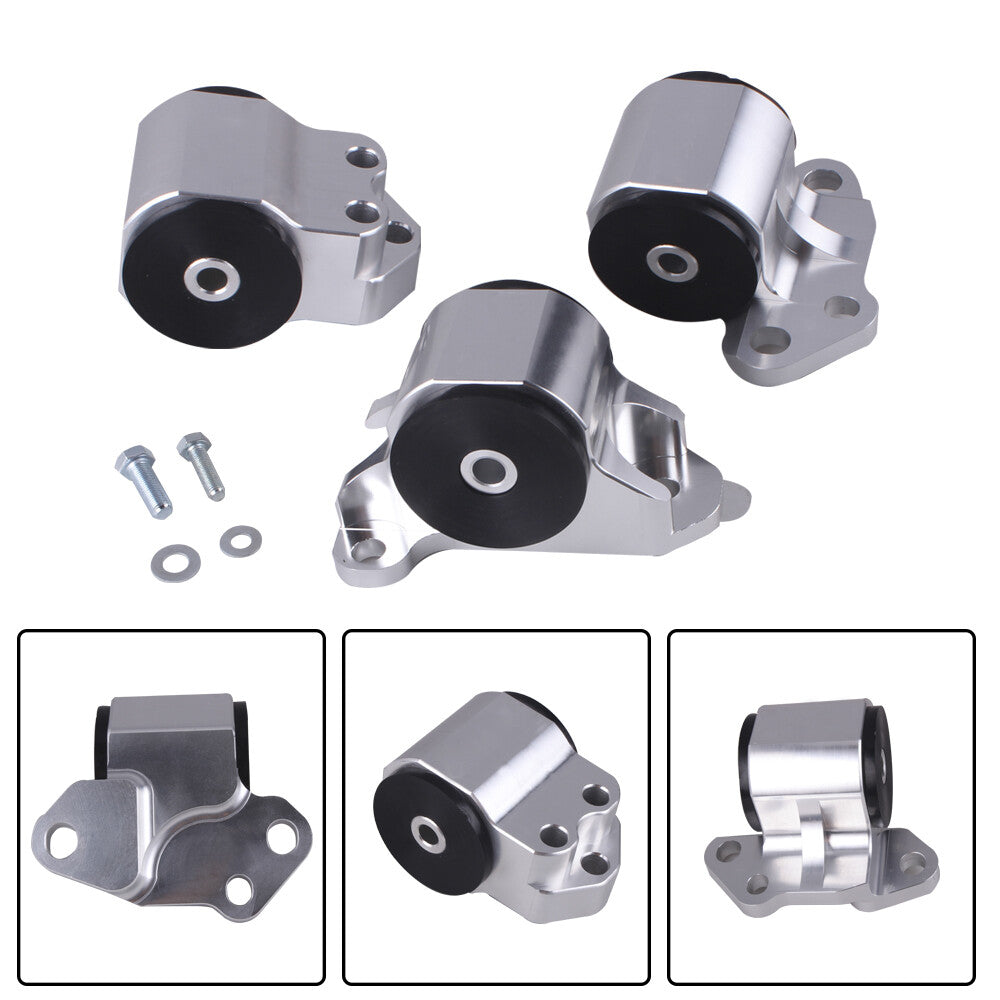 Aluminum 3 Bolts Engine Mounts for Del Sol Civic92-95 Integra 94-01 EG DC2 DC Q