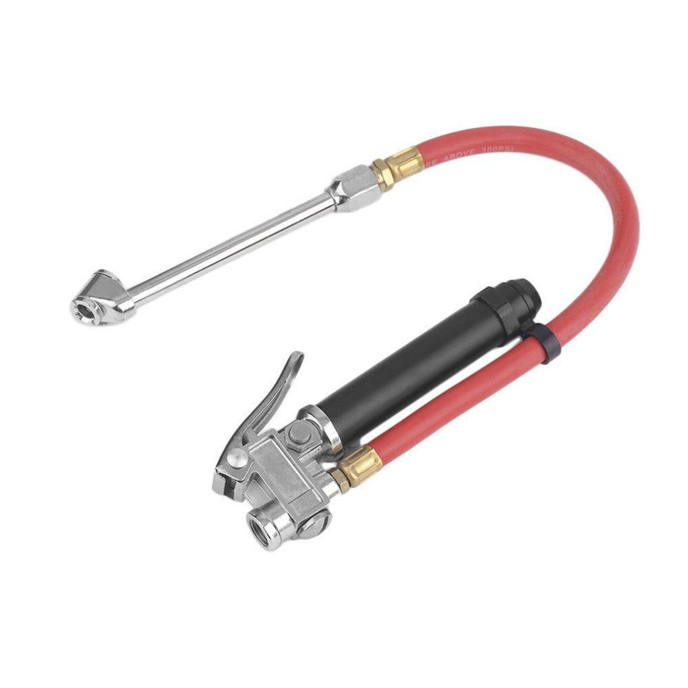 Car Air Tire Gun Gauge Meter Hose Diagnostic Pressure Filler Chuck Inflator Tool