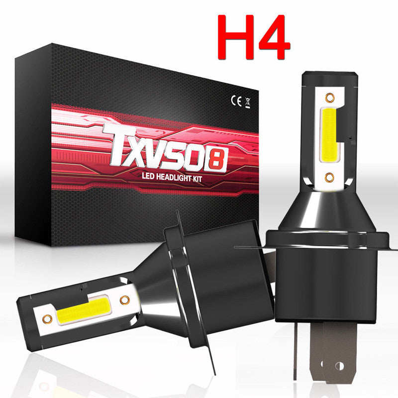 2pcs H4 Hi/Lo LED Headlights 26000lm 6000k 110W Kit with Converter Bulbs n