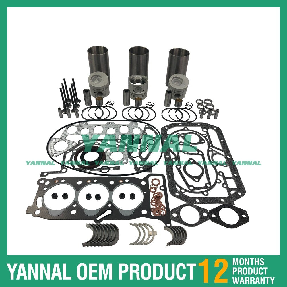 Overhaul and rebuild kit with washers for bearings suitable for Isuzu 3KR2