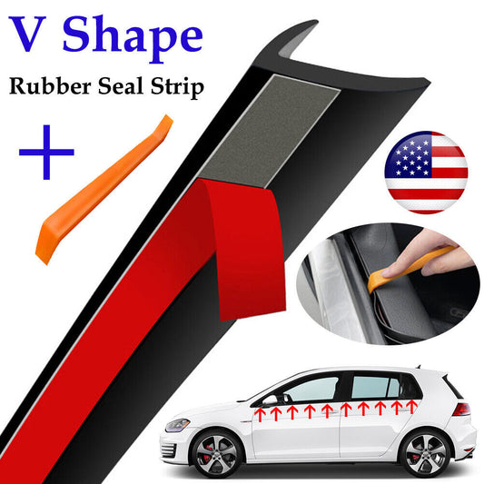 Rubber suitable for 4M V-shaped automotive door side window Weatherstrip Edge sealing strips - n