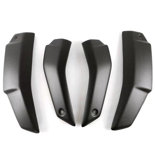 100%Carbon Fiber Radiator Cover Guard Side Fairing for Ducati V4 S V2 2020-2023