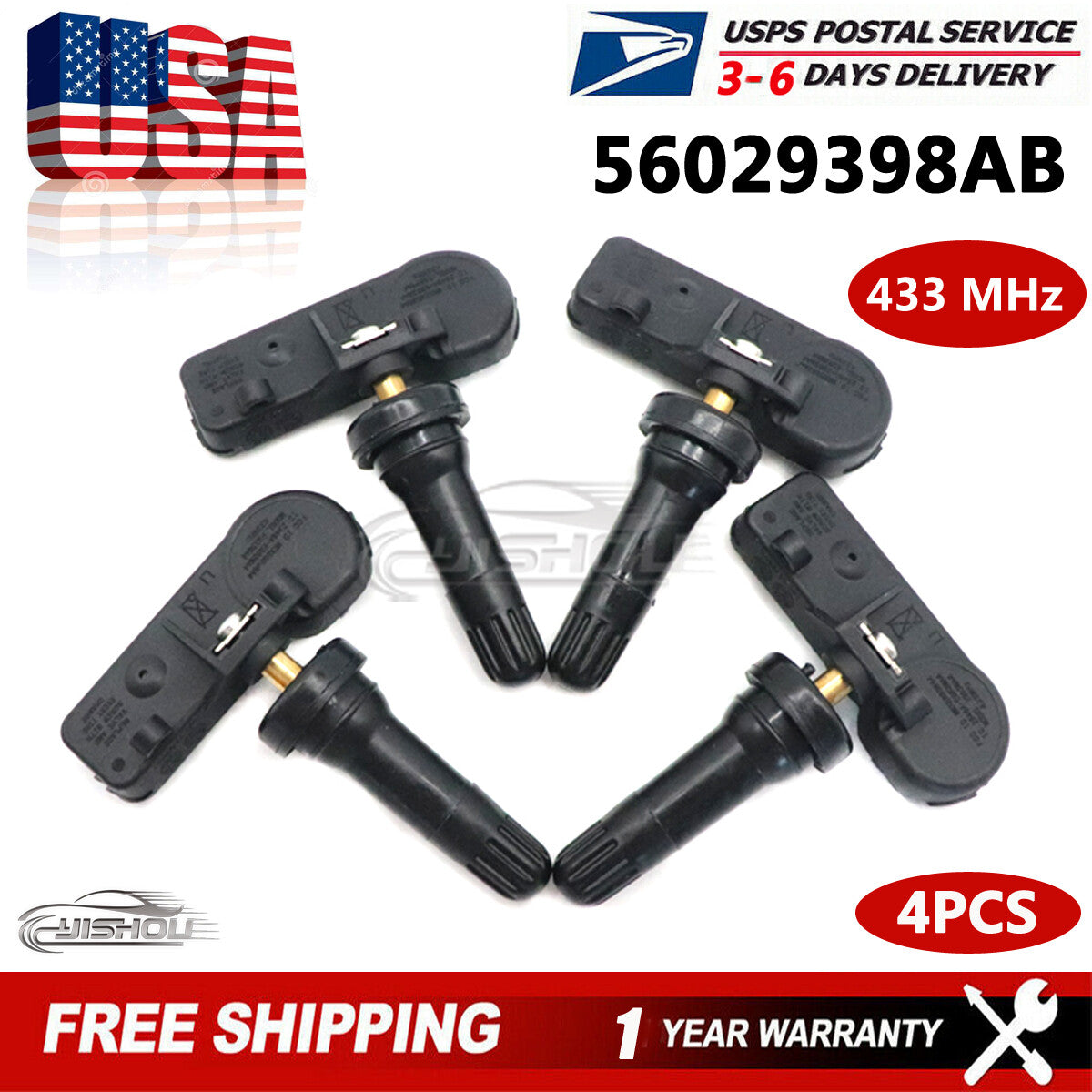 56029398AB 68241067AB for CHRYSLER 300 for JEEP for DODGE for RAM TPMS TIRE PRESSURE SENSOR