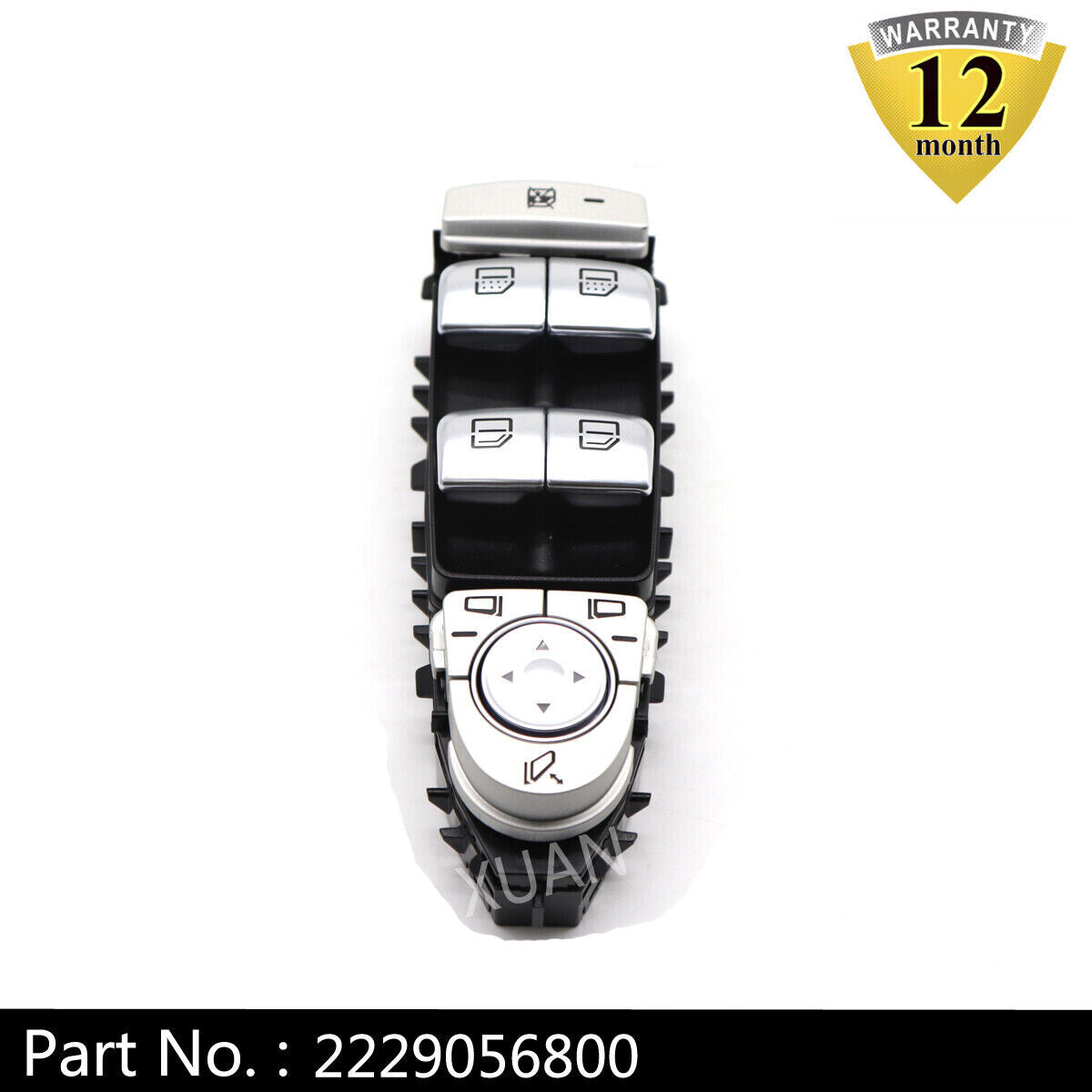 2229056800 Front left main power window switch suitable for Mercedes-Benz C300 C400 C63