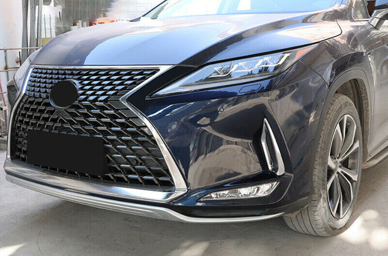 for Lexus RX300 RX350 RX450h 2020-2022 Chrome Front Fog Light Lamp Frame Trim