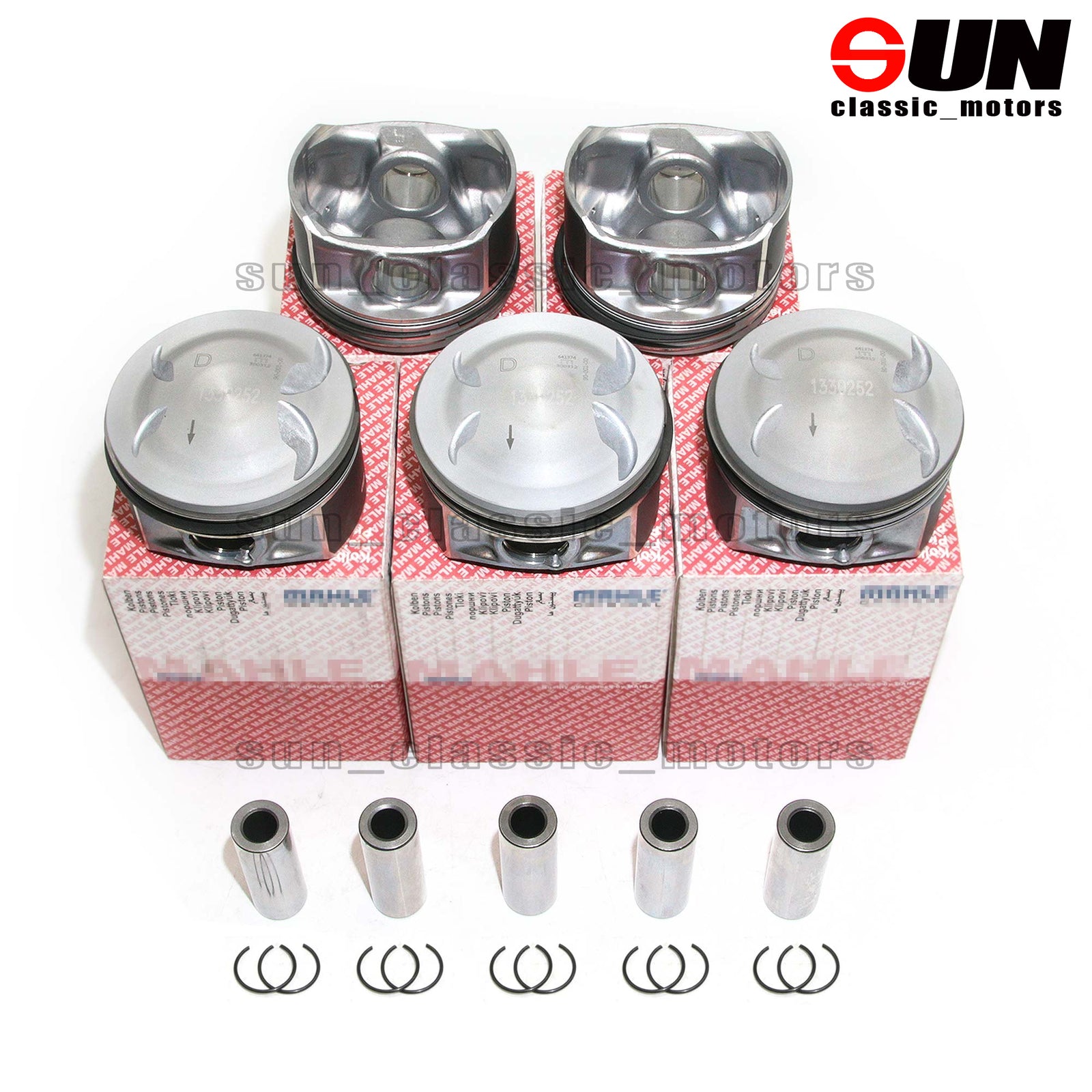 Piston and ring set STD for Volvo V40, V60, XC60, S60, S80, B5204T8, B5204T9 2.0 L5-