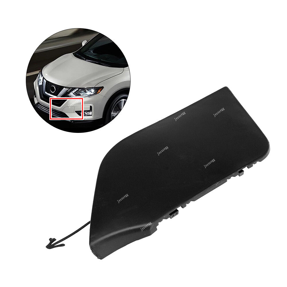 Bumper Tow Hook Cover Unpainted 622A0-6FL0H for Nissan Rogue 2017 - 2020 Q