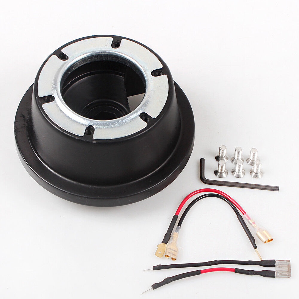 for Ford for Mustang 6 Bolt Steering Wheel Hub Quick Release Adapter Boss Kit Q