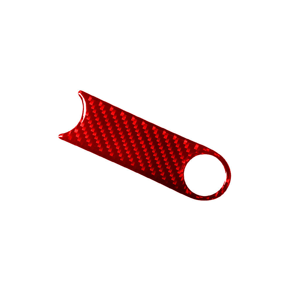Red Carbon Fiber Start Button Trim Panel for Volkswagen for Tiguan 2013-2017
