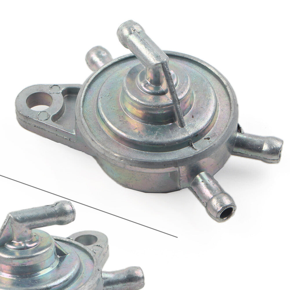 4-WAY GAS VALVE PETCOCK VACUUM VALVE FIT CHINESE ATV SCOOTER MOPED GY6 50-150CC