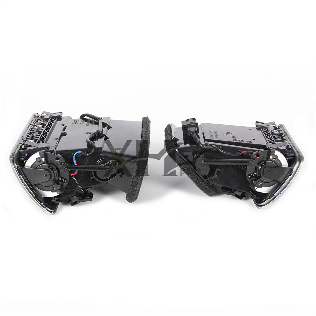 Left & Right Dashboard AC Air Vent Kit Bright Chrome Fit for VW CC for Passat CC Q