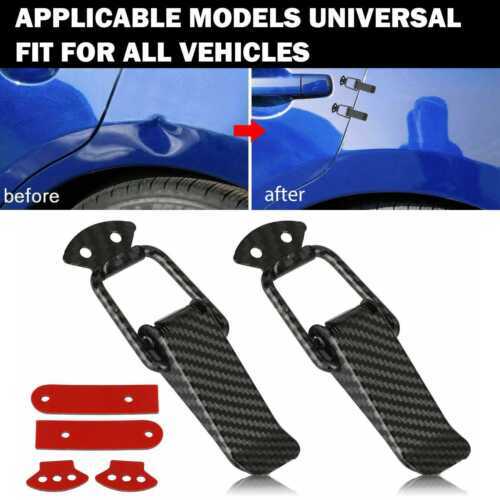 Universal Car Bumper Trunk Fender Hatch Lids Quick Carbon Fiber Release Fastener