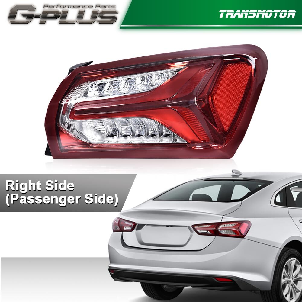 Fits 2019 - 2022 for Malibu LED taillight exterior right hand passenger side brake light - v