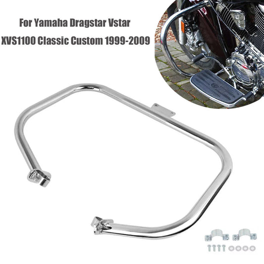 Engine protection road collision bar for Yamaha V Star 1100 XVS1100, custom-made from 1999 to 2009. n