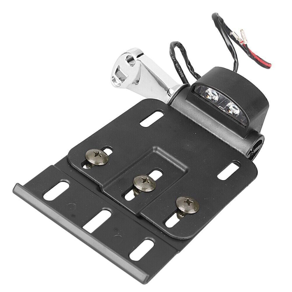 for Harley Sportster XL883 XL1200 48 72 Steel Side Mount License Plate Holder Q
