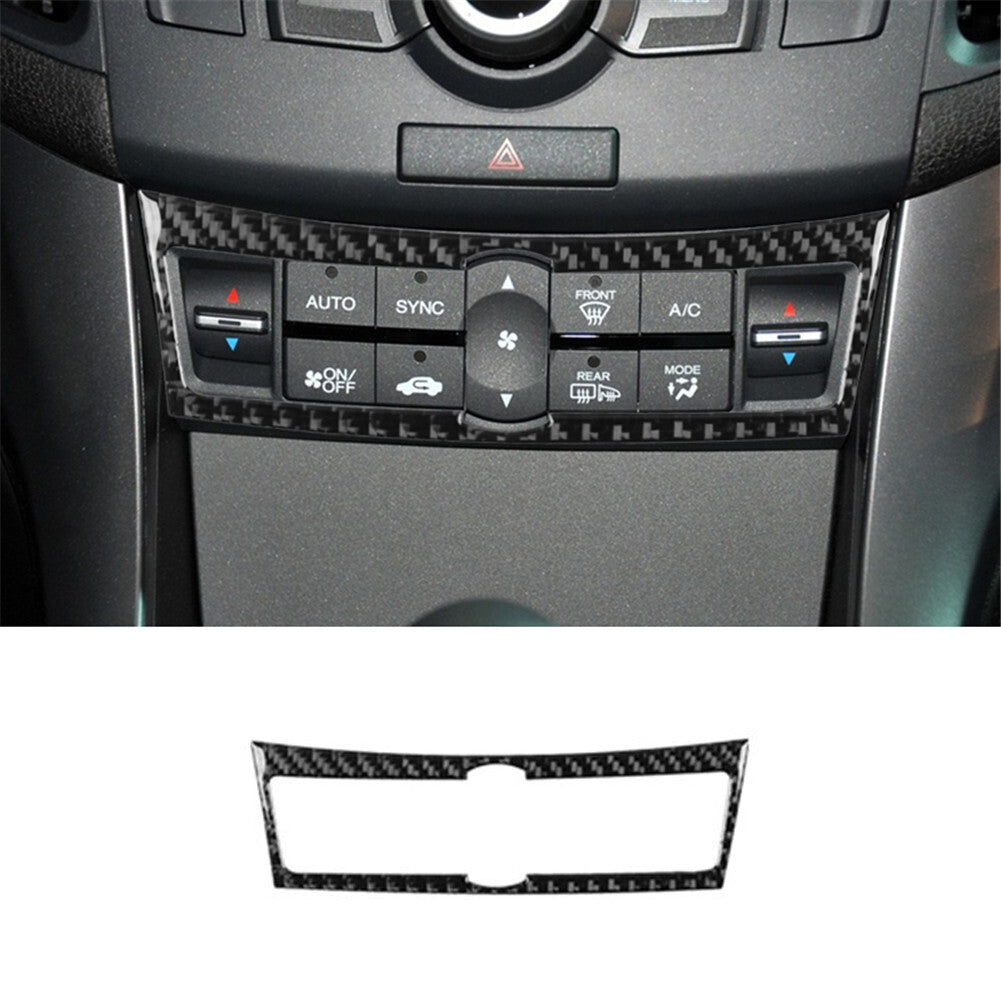 3Pcs Carbon Fiber Climate Control Buttons Cover Trim For Land for Range Rover Sport v