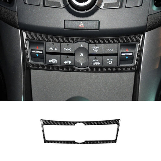 3Pcs Carbon Fiber Climate Control Buttons Cover Trim For Land for Range Rover Sport v