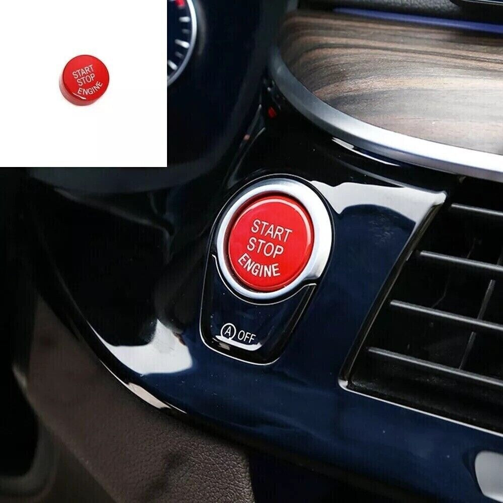 Engine Start Stop Push Button Cover Trim for 2017-2022 5- G30,G32 Red n