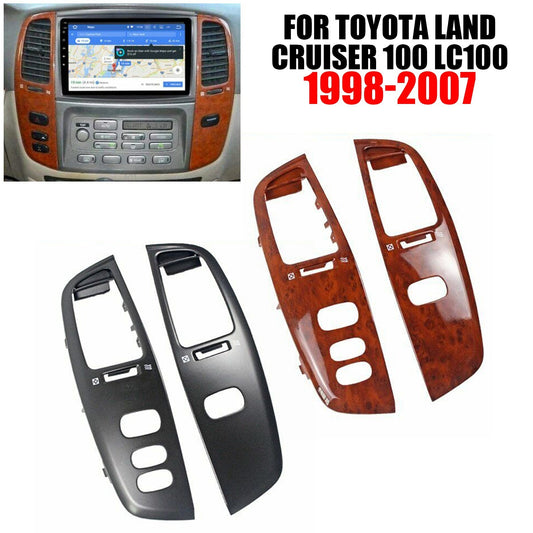 Wooden dashboard ventilation frame kit suitable for Toyota for Land Cruiser LC100 FJ100