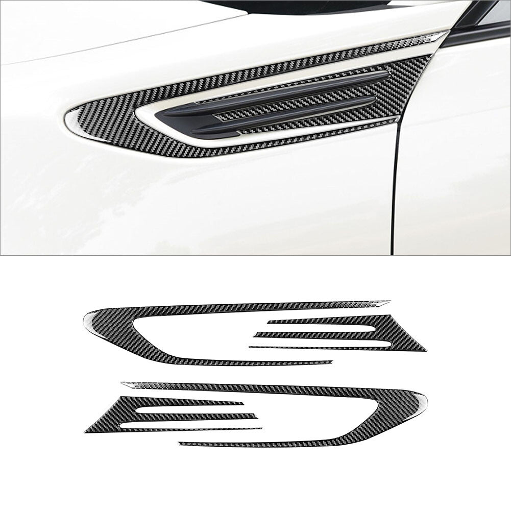 Carbon Fiber Dashboard Side Vent Socket Covers ABS for Camry 2018 - 2023- v