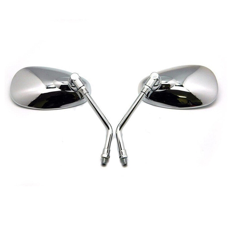 2-Pack Oval Motorcycle Mirrors for Victory Off-Road Side Mirrors - US Stock n