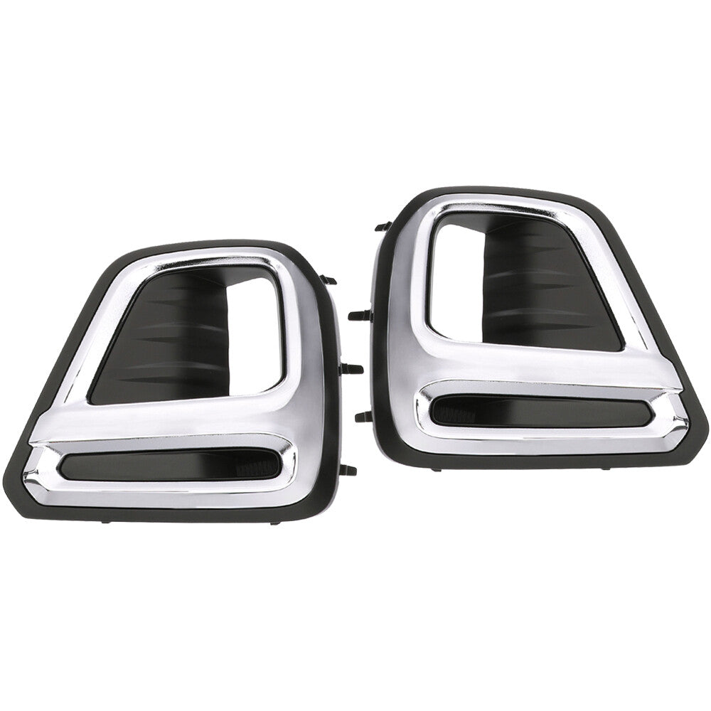 2Pcs Fog Light Trim Chrome Left Right Side Fit for Subaru for Forester 2019 - 2021