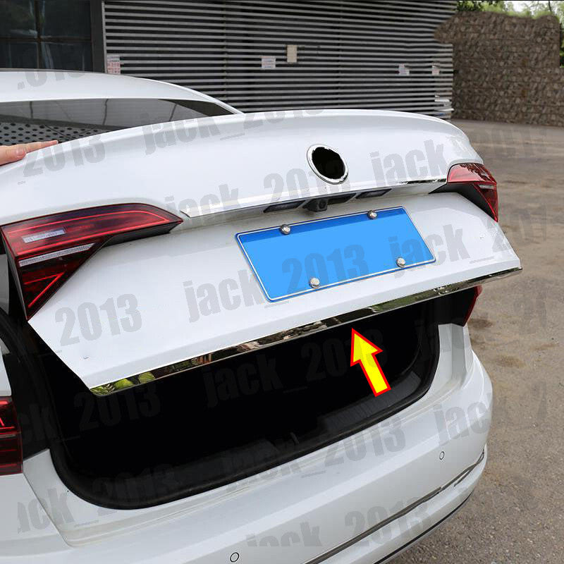 for Volkswagen for Jetta 2019-2022 Steel REAR TRUNK TAIL GATE DOOR LID COVER TRIM