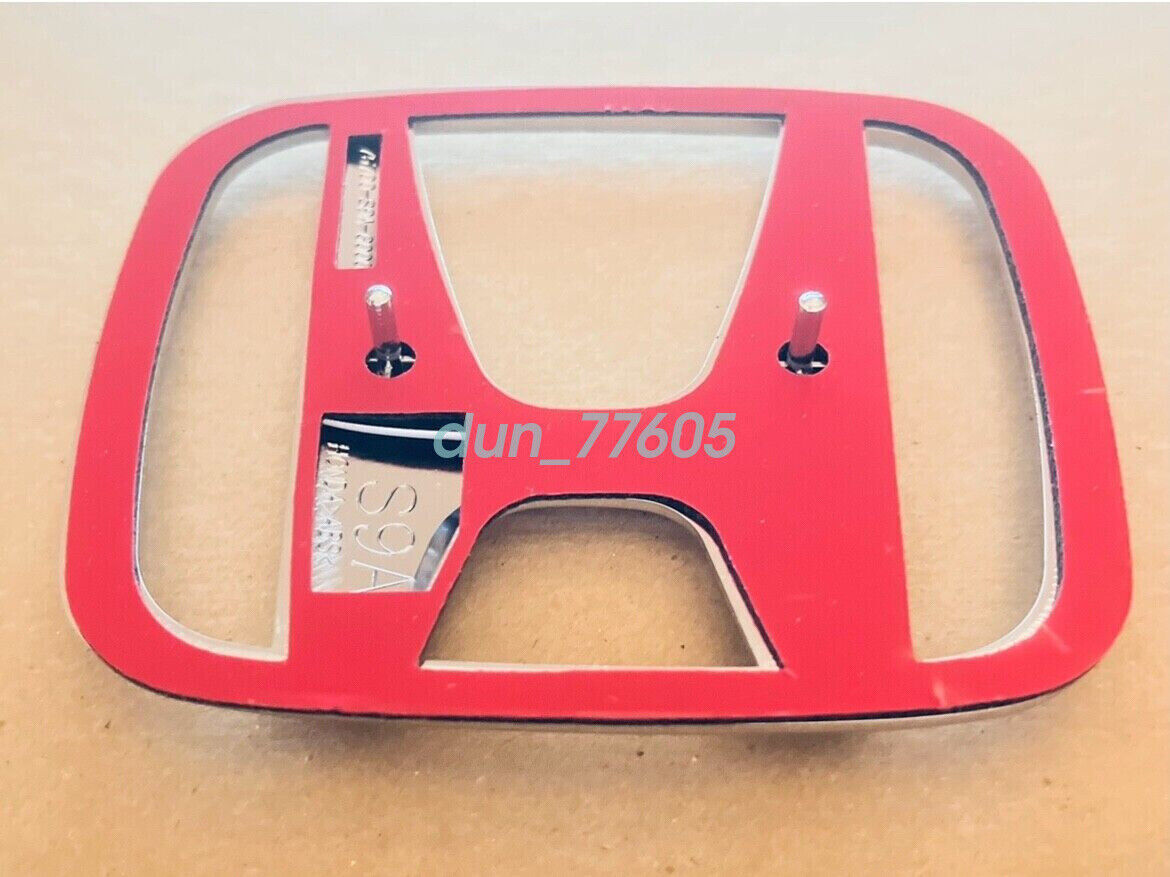 One grille mount with chrome for Honda H badge for the new Accord 75700-S9A-G00