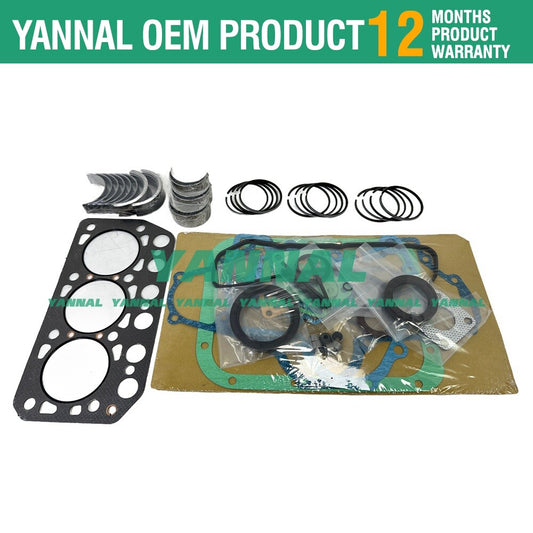 K3F Overhaul Re-ring Kit with Head Gasket for MTE2000 MT20-