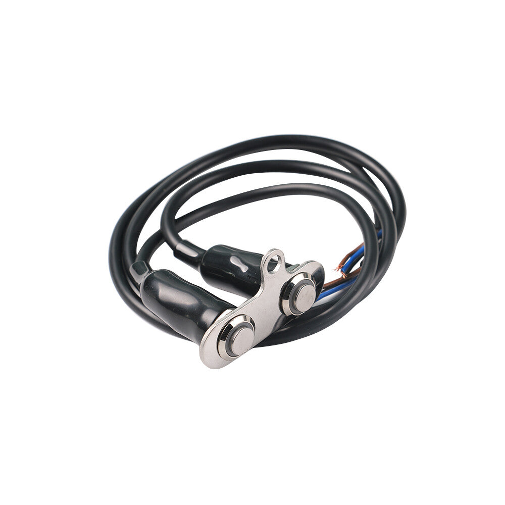Motorcycle Waterproof Switch ON+OFF Handlebar Mount Push Button 12V DC LED Light Q