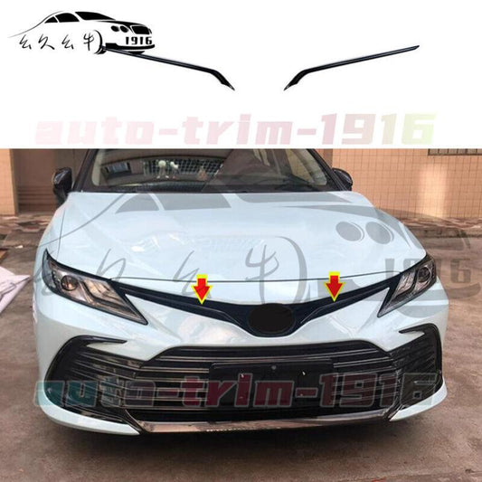 Black front bumper grille trim applicable to for Toyota for Camry L, LE, XLE 2021 - 2024