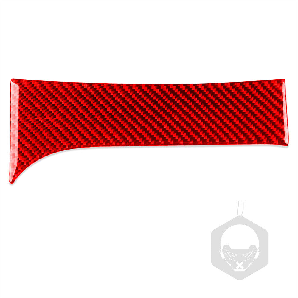 For Toyot@ FJ Cruiser 2007-2021 Central Control Cup Holder Front Tirm Red Carbon
