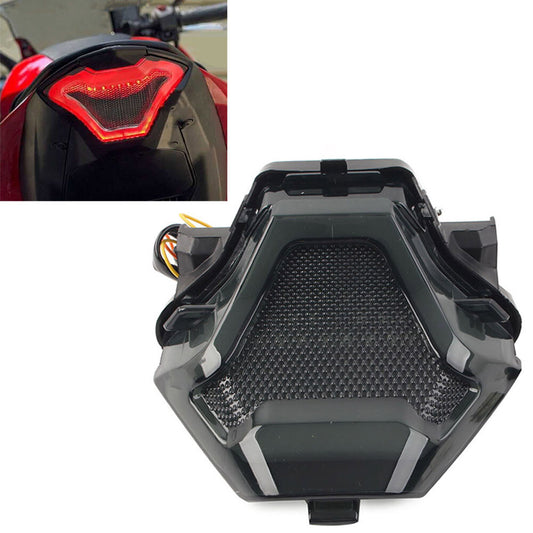 Rear Tail Light Integrated Turn Signal Blue for Yamaha YZF R3 R25 Y15ZR MT07