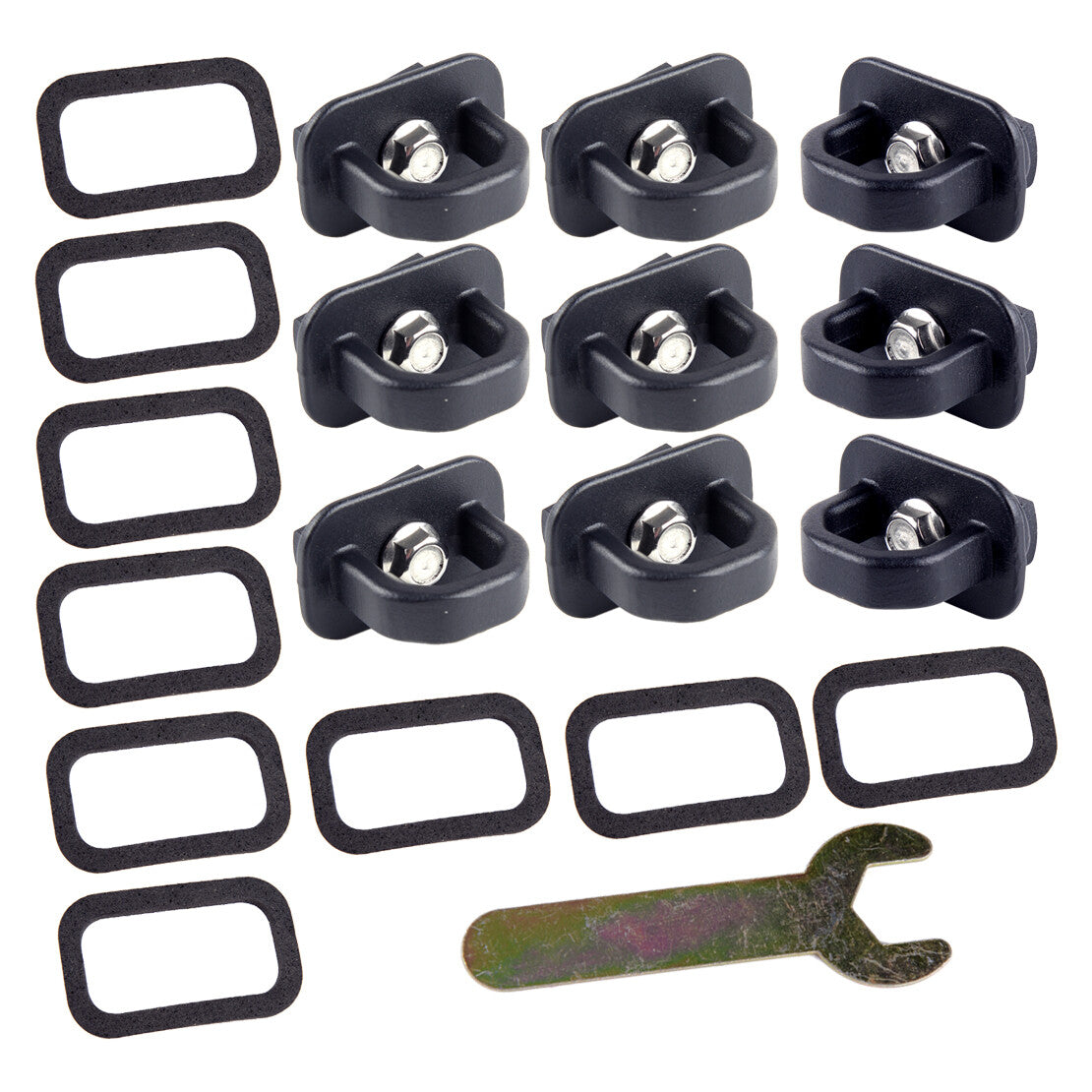 PCS Tie Down Anchor Truck Bed Side Wall Anchors w/ Wrench Fit for GMC for Chevy v