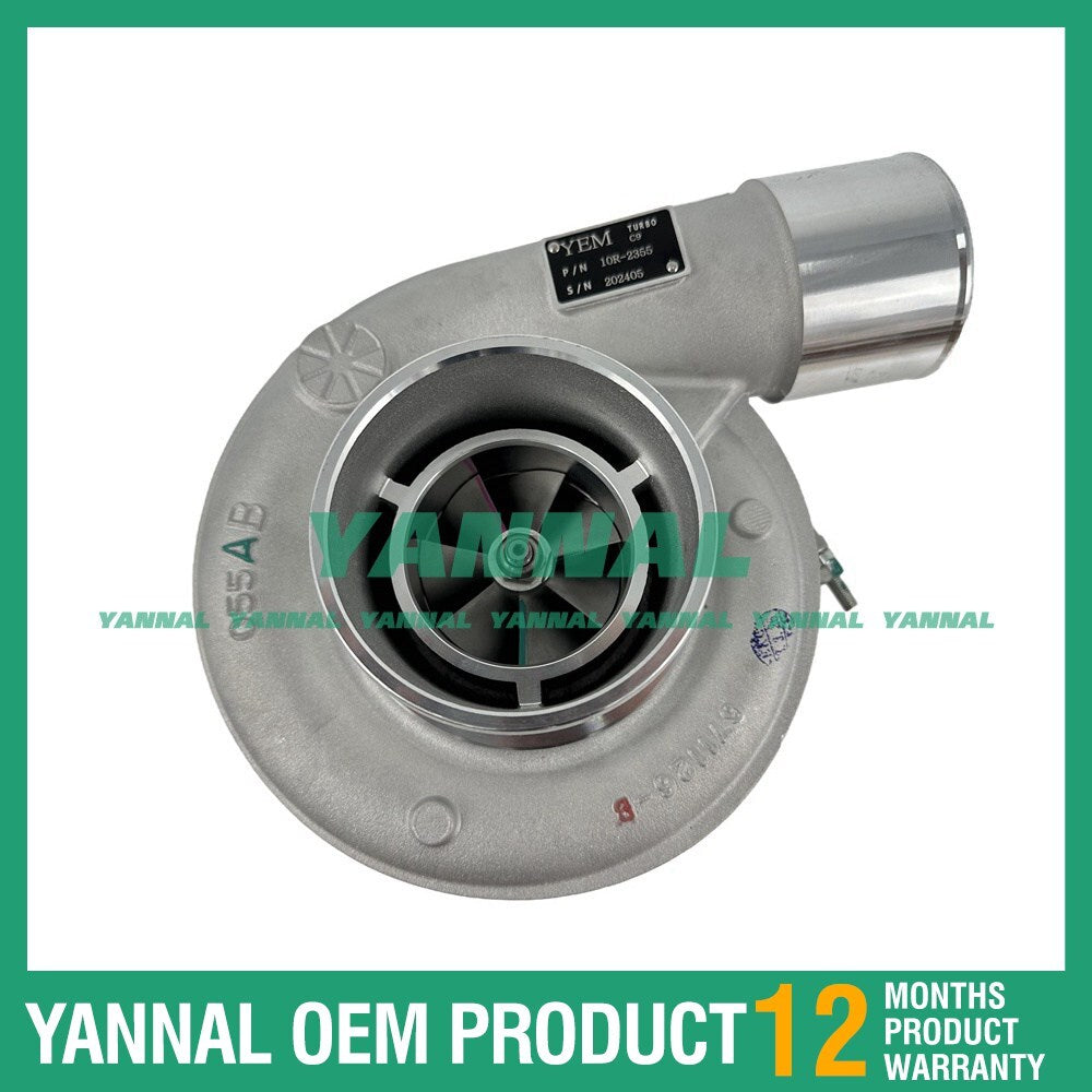 The 10R-2355 turbocharger is suitable for Caterpillar C9 excavator engines.