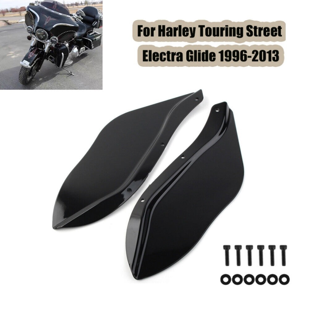 Side Batwing Fairing Wind Deflector for Harley Touring Electra Street Glide96-13