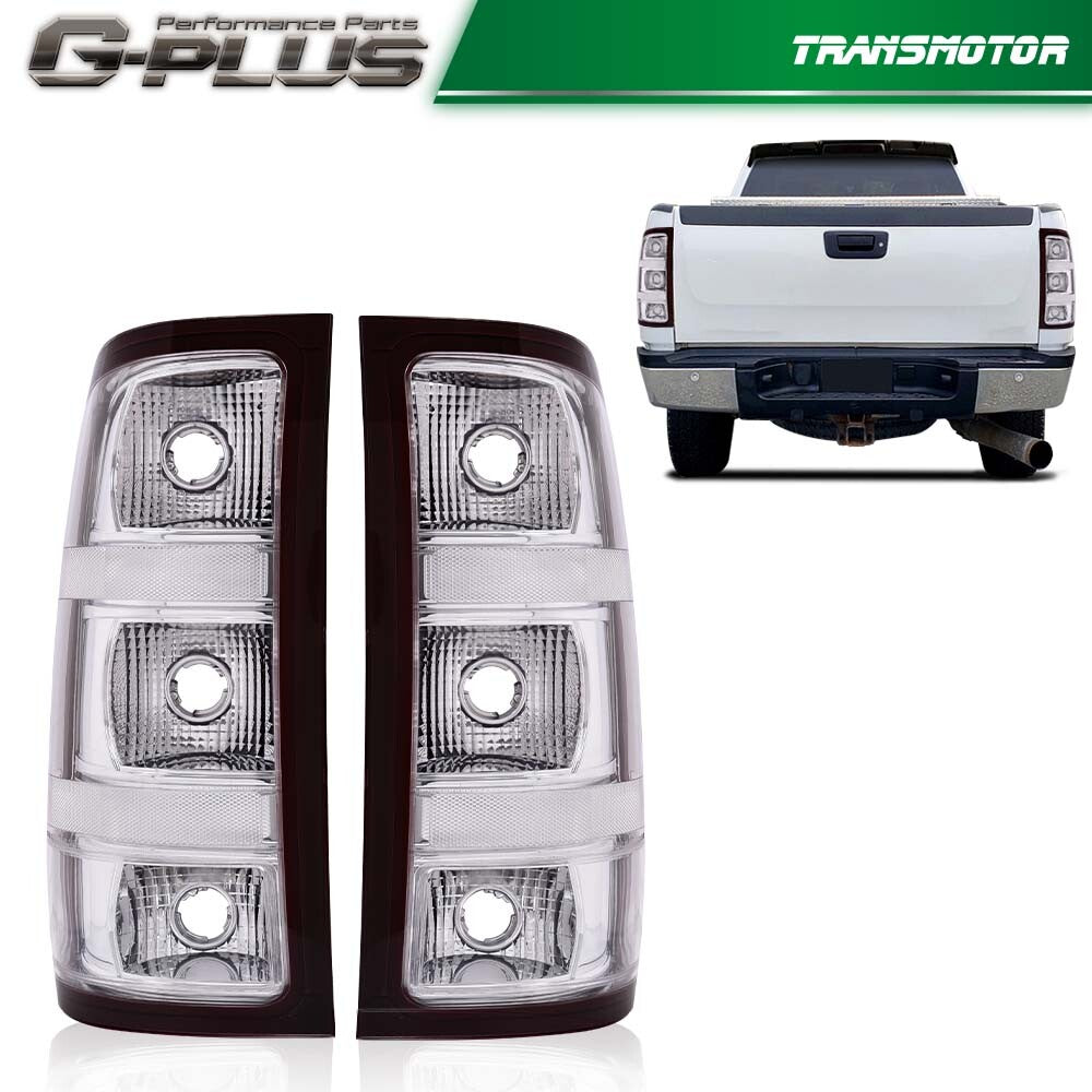Rear Tail Light with Bulb Tail Light Brand New Fits 2007 - 2014 for Silverado Pickup - v