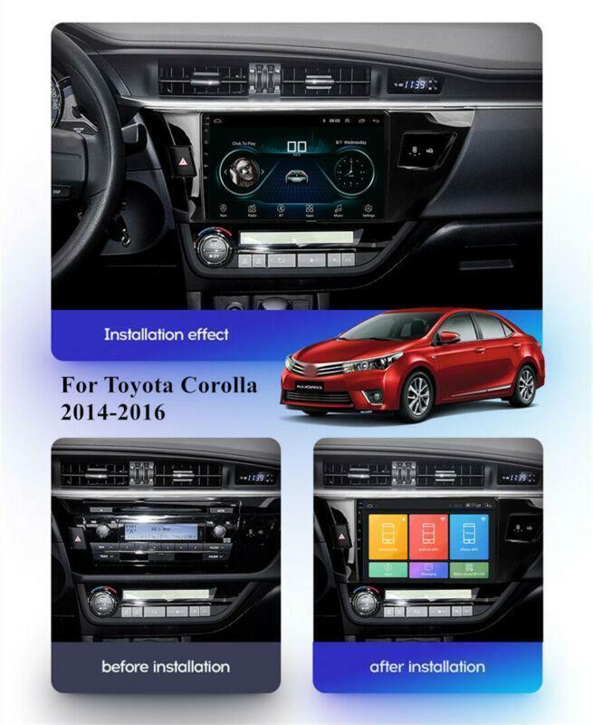 Android 10.1 Stereo Radio GPS Navigation Head Unit Fit For 14-16 for Toyota for Corolla