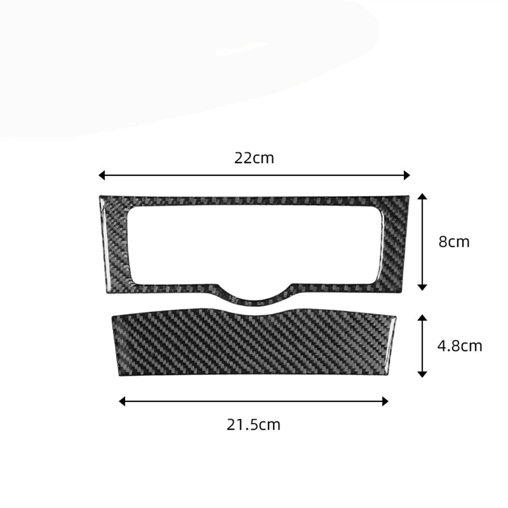 Carbon Fiber Rear Air Vent Outlet Cover Trim for Chrysler 200 2015-2017 Type A v