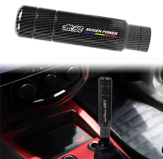 Mugen 13cm carbon fiber manual shift lever for Honda for Acura