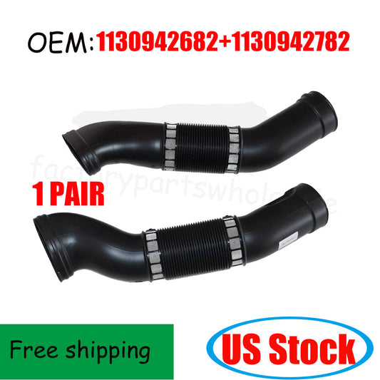 1Pair Air Intake Duct Hose  for Mercedes-Benz   CL550 W220 S430 S500 1130942682/782 n